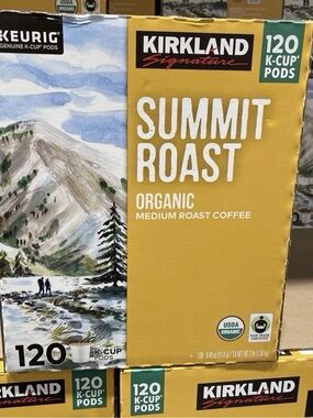 Kirkland Signature Summit Roast Organic K-Cup Pods - 120 pods